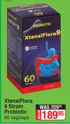 XtensiFlora 9 Strain Probiotic-60 Vegicaps