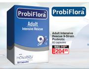 Probiflora Adult Intensive Rescue 9 Strain Probiotic-60 Capsules