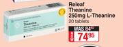 Releaf Theanine 250mg L-Theanine-20 Tablets