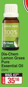 Dis-Chem Lemon Grass Pure Essential Oil-20ml 