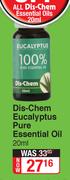 Dis-Chem Eucalyptus Pure Essential Oil-20ml 