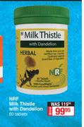 NRF Milk Thistle With Dandelion 60 Tablets