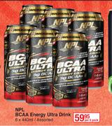 NPL BCAA Energy Ultra Drink Assorted-6 x 440ml Per Pack