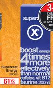 Superzest Energy-200ml Each