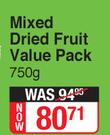 Lifestyle Food Mixed Dried Fruit Value Pack-750g