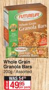 Futurelife Whole Grain Granola Bars Assorted-200g Per Pack