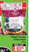 Lifestyle Food Pitted Prunes Value Pack-750g