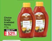 Choice Grade Irradiated Honey-375g Each