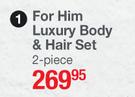 Baylis & Harding Black Pepper & Ginseng For him Luxury Body And Hair Set (2 Piece)