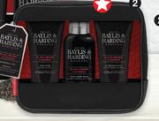Baylis & Harding Black Pepper & Ginseng For Him Luxury Essentials Grooming Bath Set Plus Travel Bag 