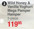 Bee Natural Wild Honey & Vani-lla Yoghurt Mega Pamper Hamper (5 Piece)