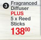 Nature's Edition Fragranced Diffuser Plus 5 x Reed Sticks