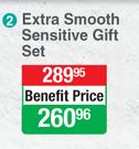 Gillette Venus Extra Smooth Sensitive Gift Set(Venus 2 Up 5 Blade Razor+Razor Hanger + Toiletry Bag)