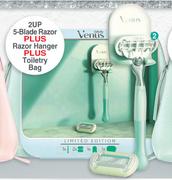Gillette Venus Extra Smooth Sensitive Gift Set(Venus 2 Up 5 Blade Razor+Razor Hanger + Toiletry Bag)