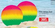 PVC Stripe Ball Assorted-Each