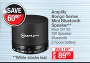 Amplify Bongo Series Mini Bluetooth Speaker Black