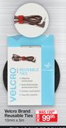 Velcro Brand Reusable Ties 10mm x 5m