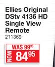 Ellies Original DSTV 4136 HD Single View Remote