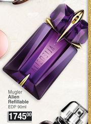 Special Mugler Alien Refillable EDP 90ml m.guzzle .za