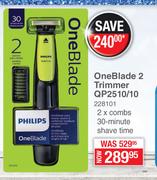 Philips One Blade 2 Trimmer QP2510/10