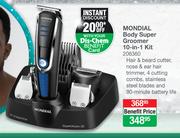 Mondial Body Super Groomer 10 In 1 Kit