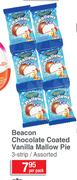 Beacon Chocolate Coated Vanilla Mallow Pie Assorted 3 Strip-Per Pack