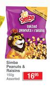 Simba Peanuts & Raisins Assorted-150g