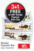 Bumpy Popcorn Bar Assorted-32g Each
