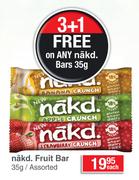 Nakd Fruit Bar Assorted-35g Each