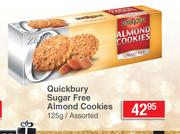 Quickbury Sugar Free Almond Cookies Assorted-125g