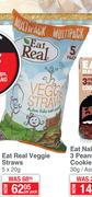 Eat Real Veggie Straws-5 x 20g Per Pack