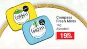 Compass Fresh Mints Assorted-14g Each
