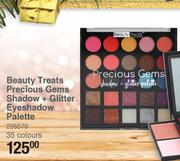 Beauty Treats Precious Gems Shadow + Glitter Eyeshadow Palette 35 Colours