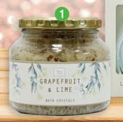 Nature's Edition Grapefruit & Lime Bath Crystals-60g