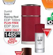 Dunhill Icon Racing Red EDP 100ml Plus Free EDP 30ml