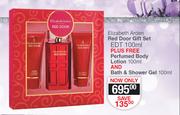 Elizabeth Arden Red Door Gift Set EDT 100ml + Free Perfumed Body Lotion 100ml & Shower Gel 100ml