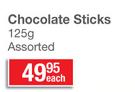 Cupido Chocolate Sticks Assorted-125g Each