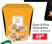 Choc & Plus Chocolates Assorted-107g 