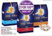 Peanut Butter Nougat Gift Box 170g Or Almond Or Macadamia Nougat Gift Box 150g-Each