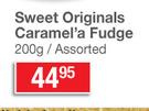 Sweet Originals Caramel's Fudge Assorted-200g