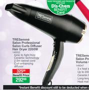 TRESemme Salon Professional Salon Curls Diffuser Hair Dryer 2200W