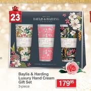 Baylis & Harding Luxury Hand Cream 3 Piece Gift Set