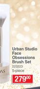 Urban Studio Face Obsessions Brush Set 5 Piece