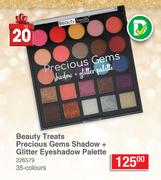 Beauty Treats Precious Gems Shadow + Glitter Eyeshadow Palette (35 Colours)
