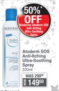 Bioderma Atoderm SOS Anti Itching Ultra Soothing Spray-200ml