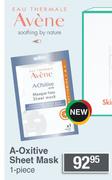 Avene A-Oxitive Sheet Mask 1 Piece