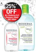 Bioderma H2O Cleansing Solution Assorted-250ml