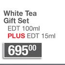 Elizabeth Arden White Tea Gift Set: (EDP 100ml + EDT 15ml)