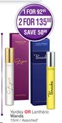 Yardley Or Lentheric Wands Assorted-15ml Each