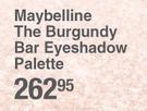 Maybelline The Burgundy Bar Eyeshadow Palette 